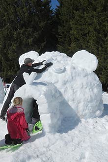 igloo, guide montagne, alain sarda